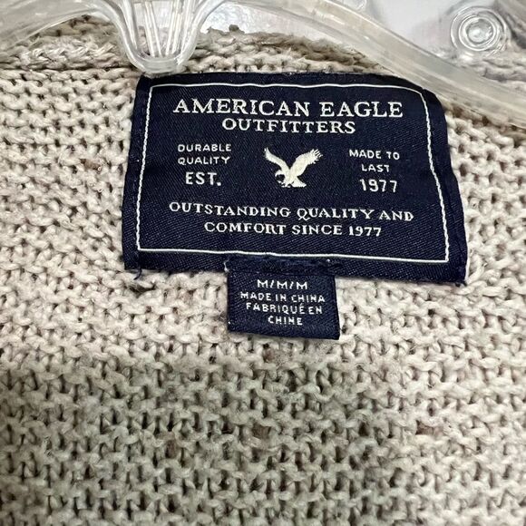 American Eagle Outfitters Distressed Hooded Sweater - Picture 3 of 4